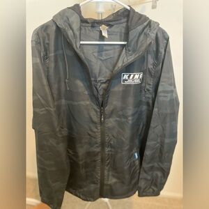 King Black Camo Windbreaker Jacket